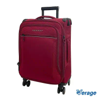 【Verage 維麗杰】 19吋 托雷多系列布面登機箱/行李箱_紅_349021902