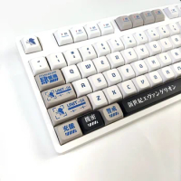 EVA 04 GMK 133 Keys Anime Mechanical Keyboard PBT Keycaps XDA Profile Dye-Subbed Purple Gaming Custom Key Caps
