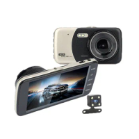 4 Inch Dash Cam Support Parking Monitoring Motion Detection For Car Camera Dual Camera