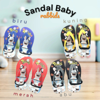 Sandal BABY Classic Sandal Jepit Bayi Karet Tali Belakang Toddler Kids Rabbids BABY RABBIDS