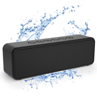 BOGASING M6 Portable Bluetooth Speaker 30W Wireless bluetooth 5.0 Speaker Enhanced Bass Built-in Mic IPX6 Waterproof for Camping
