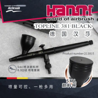 Harder&amp;Steenbeck Topline Hansa 381 Black 0.3MM Double Action Airbrush Resin Mecha Military Model Coloring Spraying Airbrush