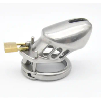 Male Chastity Device Cock Cage Real Stainless steel Small CB6000 chastity Belt Drop shipping