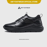 Jaguar FullBlack Sepatu Sneakers Hitam Casual Pria Wanita Sepatu Sekolah Chunky Daddy Shoes 39 Full 