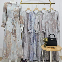 Almira Gamis/Gamis Lebaran/Gamis Cantik/Baju Lebaran Muslim Wanita
