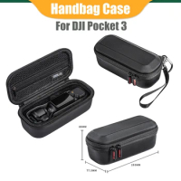 Carrying Case For DJI Pocket 3 Portable Wear-Resistant Storage Case Protective Bag For DJI OSMO Pocket 3 Camera Accessories