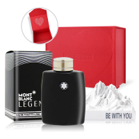 MONTBLANC 萬寶龍 傳奇經典男性淡香水迷你瓶4.5ML 愛心祝福禮盒+阿爾卑斯山脈擴香石擺飾
