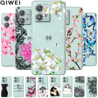 For Moto G14 / G54 / G84 5G Case 6.5'' Cartoon Clear Soft Silicone TPU Covers for Motorola Moto G54 5G Phone Cases G 14 54 Funda