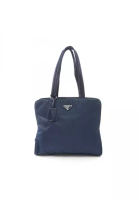 Prada Pre-Loved Prada TESSUTO SPORT Shoulder bag tote bag Nylon dark blue