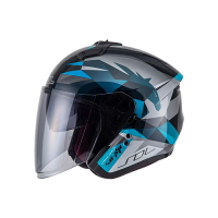 【SOL Helmets】SO-XP開放式安全帽 (獨角獸_黑/綠) ｜ SOL安全帽官方商城