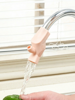 硅膠水龍頭延長器接頭兒童寶寶洗手器導水槽防濺引水器延伸器水嘴
