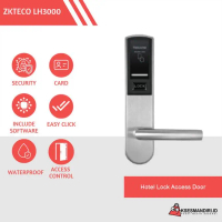 New Handle Pintu Smart Lock / Hotel Lock System ZKteco LH3000