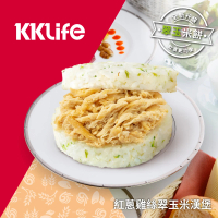 【KKLife】紅蔥雞絲翠玉米漢堡1袋(青花椰米;170±10g x3顆/袋)