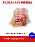 GIZZI Wafer Keju Susu 35 gr - ( HARGA 1 PACK )