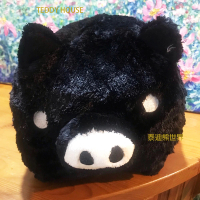 【TEDDY HOUSE泰迪熊】泰迪熊玩具玩偶公仔絨毛娃娃日本大胖黑豬大(吉祥動物可許願好運吉祥動物)