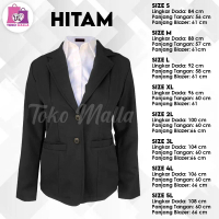 Jas Blazer Wanita Jas Kerja Kantor Cewe Polos Dewasa Anak Jaket Blezer Cewek Pakaian Formal Kantoran
