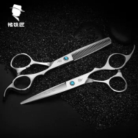 6.0" Hairdressing Barber Professional Cutting Scissors Hair Shears Salon Razor Smith Chu JP440C