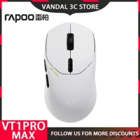 Rapoo Vt1pro Max Mouse Wireless 2.4g Dual Mode Light Weight Mouse 4k 8k Paw3950 Mini Gaming Mouse For Pc Gamer Computer Gift