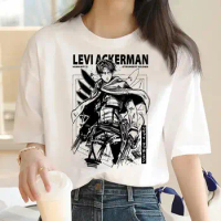 Japanese Anime Attack on Titan Graphic Print Harajuku T Shirt Casual Fashion Short Sleeve Plus Size T Shirt Women