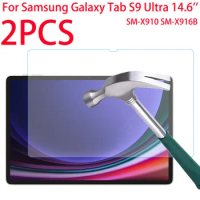 2PCS Tempered Glass For Samsung Galaxy Tab S9 Ultra 14.6 inch WiFi 5G 2023 Protective Film For S9 Ultra 14.6'' Screen Protectors