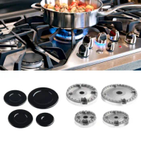 1 Set Gas Stove Burner Cookware Cap Set Stove Cover Upgrade Gas Burner Fits Most Gas Stove Burners