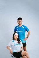 Ningrad Pocari Sweat Run Blue Wave XL