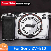 Stylized Decal Skin For Sony ZV-E10 ZVE10 Camera Sticker Vinyl Wrap Anti-Scratch Protective Film Protector Coat Alpha ZV E10