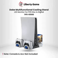 Dobe Multifunctional Cooling Stand LED Monitor Cas Rak CD For PS5 TP5-05100