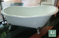 【麗室衛浴】BATHTUB WORLD 鑄鐵古典造型貴妃浴缸 H-505 1678*765*H450/610mm
