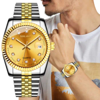 Men'S Casual Quartz Stainless Steel Strap Watch Free Shipping Items For Men Analog Watch Luxury Skeleton Mechanical Watch Reloj