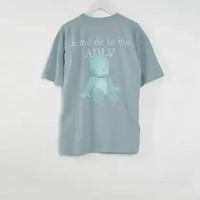Kaos ADLV TEDDY ONE TONE BASIC ICY BLUE TSHIRT 100% ORIGINAL Size 2