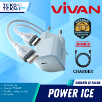 VIVAN Power Ice 20/30 Super Mini Charger Fast charging 30W & 20W 3A Type C PD QC 3.0