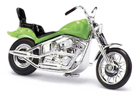 Mini 現貨 Busch 40155 HO規 American motorcycle 美式摩托車 綠