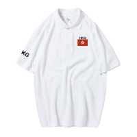 香港Hong Kong足球運動隊服訓練衣服翻領Polo衫夏短袖t恤球衣上衣