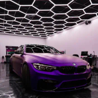 7.8x8.4M High Performance Hexagon Led Panel Light for the Car Polishing Beauty Workshop Salon Popular