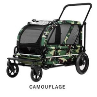 Carriage 大型犬 高級寵物手推車 迷彩色 (50kg)