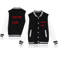 Custom Anime Baseball Uniform Men Women Flight Jacket Sweatshirt Coat