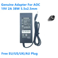 Genuine 19V 2A 38W SLA038-D19-D01 SLA038-D19-D03 Power Supply AC Adapter For PHILIPS AOC 27B1 27B1H 270LM00030 Monitor Charger
