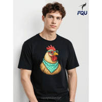 FQU Glasses T-shirt Bohemian Bold gifts for Men Men's T-Shirt Kaos Katun