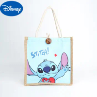 MINISO Genuine Disney Stitch Interstellar Baby Handbag Stitch Cartoon Plush Doll Messenger Bag Cute Girl