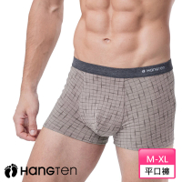 【Hang Ten】HANG TEN 舒適貼身平口褲_卡其_HT-C12005(HANG TEN/男內著)