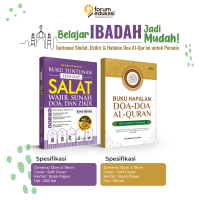 [DAPAT DUA PCS] Paket Hemat Buku Tuntunan Salat + Buku Hapalan Doa Al-Qur'an
