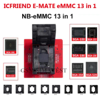 MOORC ICFRIEND NB eMMC Adapter 13 in 1 Adapter with Riff box,UFI box,Medusa Pro box , Z3X Easy Jtag Plus Box