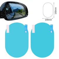Car Rainproof Rearview Mirror Protective Film For Fiat Panda Bravo Punto Linea Croma 500 595