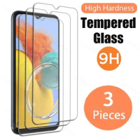 3PCS Tempered Glass For Samsung Galaxy A04 Core A04E A14 A24 A34 A54 5G Screen Protector M04 M14 M34 F04 F14 F34 Protection Film