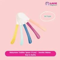 Babymoov Toddler Spoon (5 pcs) – Sendok Makan Bayi & Balita | Ujung Lembut, Aman Food Grade & Nyaman