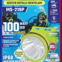Senter Kepala Selam Water Resistant Mitsuyama MS-219 100 Watt