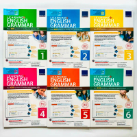 [พร้อมส่ง] Learning English Grammar Workbook Grade 1-6 , Aged:7-12