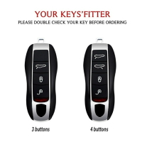 鑰匙盒蓋適用於保時捷適用於 Panamera Macan Cayenne Cayman Boxster 911 9y