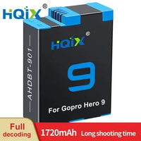 HQIX for GoPro Hero 9 10 11 12 Black Action Camera AHDBT-901 Battery Charger